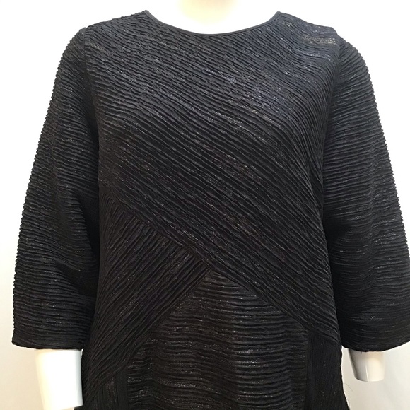 🆕NEW! Black Silver and Gold Metallic Sheath Dress - Picture 14 of 16